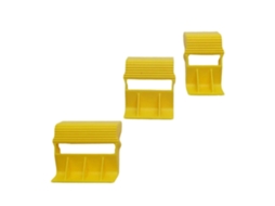 Dispensador de Fita Adesiva Compacto com 3 Unidades, Cortador de Fita Adesiva para Projetos de Artesanato e Artesanato GOKOCO
