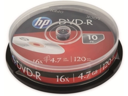 DVD+R HP 120Min 4,7GB DRE00027-3 (10 unidades)
