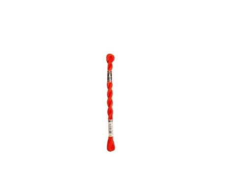 Fio de Algodão Pérola DMC Médio N5 Col. 606 Laranja