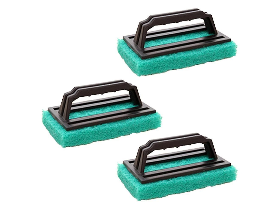 Kit De Limpeza Para Churrasqueira, Com Esponja Abrasiva Resistente E Cabo
