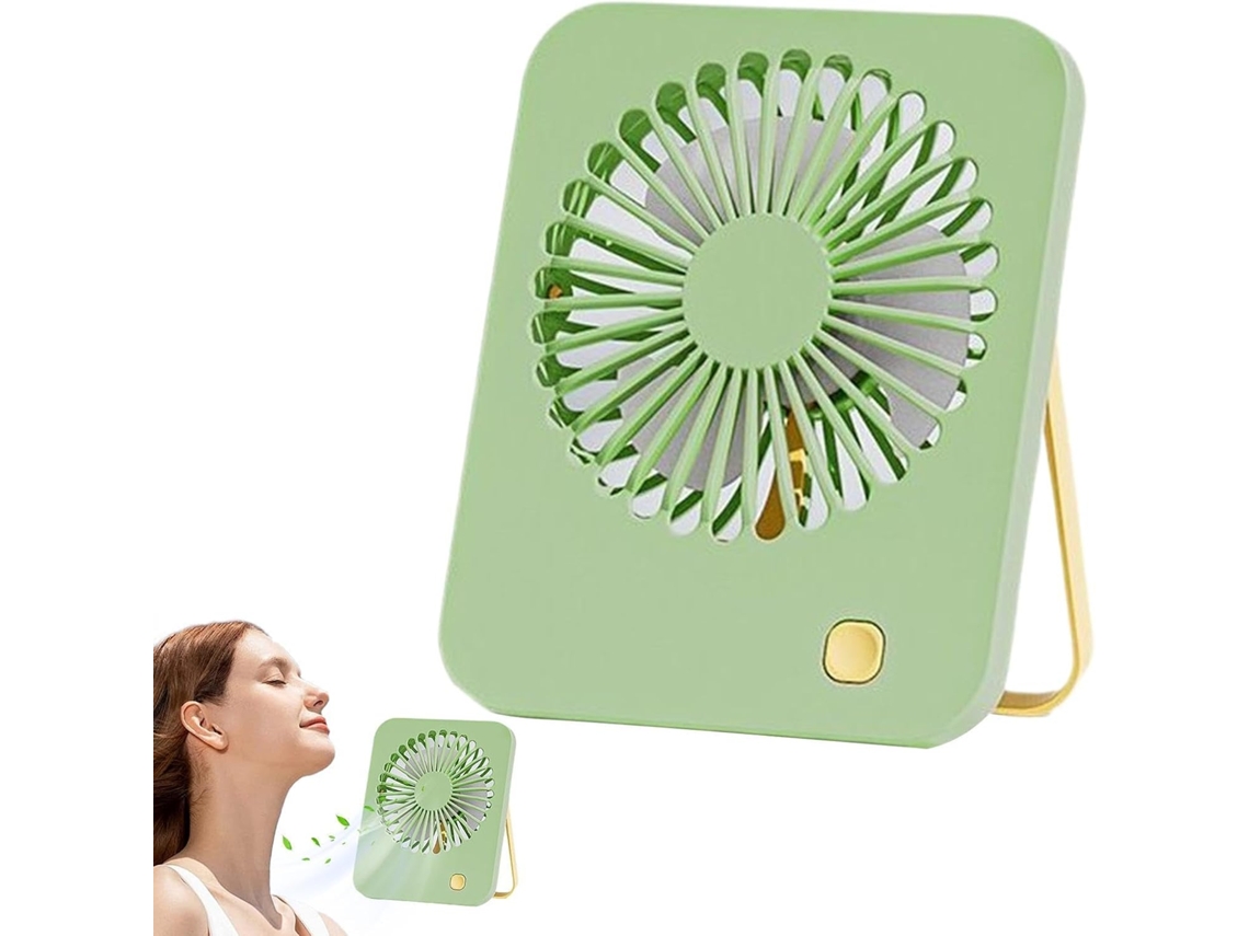 Ventilador De Mesa Portátil, Pequeno E Dobrável, Ideal Para Camping.