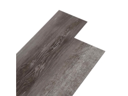 Conjunto 28 Piso De Pvc Vidaxl Preto Pvc (30,5 X 61 Cm)
