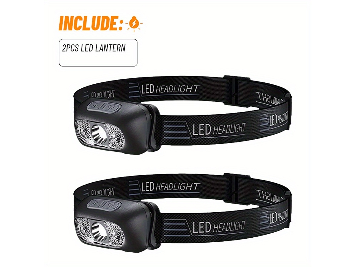 Gorro BRILVIBERA com Lâmpada LED Recarregável USB
