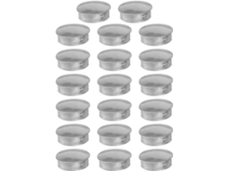 20 Tampões De Aço Inoxidável Redondos Em Formato T Para Orifícios, Resistentes Ao Calor, Impermeáveis, Prateados