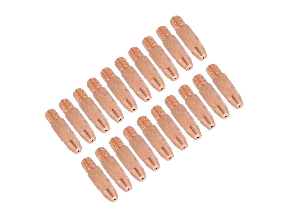 Laxiscreed Tipas De Contacto De Cobre M6 20 Unidades Para Soldadoras Binzel 24kd, Compatível Com 0.8mm
