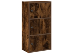 Estante Derivados de Madeira Carvalho Fumado MAISON EXCLUSIVE (40x24x77 cm)