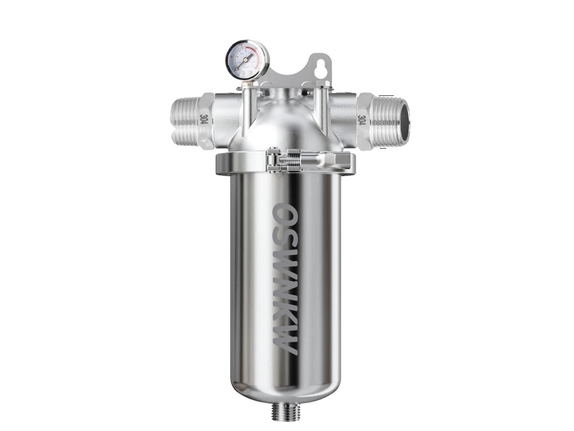 Filtro De Sedimentos Para Toda A Casa, Malha De Aã§o Inoxidã¡vel De 40 Micrã´metros, Purificaã§ã£o Central, 6 Polegadas Dn15 Oem