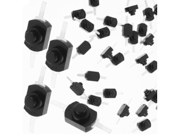 Conjunto De 50 Peças De Interruptores De Botão De Pressão Com Trava Automática Para Lâmpadas