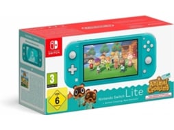 Consola Nintendo Switch Lite + Jogo Animal Crossing New Horizons (Turquesa)