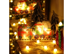 Luz de Corda Natal com Cupom de Sucção para Ambientes Festivos