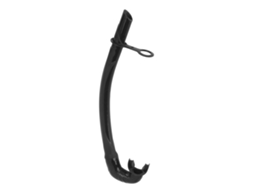 Snorkel De Mergulho Molhado L Silicone Inodoro Plegável 38cm Para Treinamento Adulto Preto