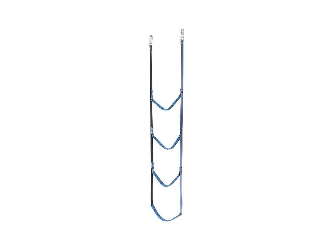 Escalera De Cuerda Plegable Portátil De 4 Pasos Para Barco, Kayak, Dinghy, Natación, Resistente, Antideslizante 4 Escadas Azul