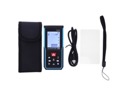 Medidor de Distância a Laser Digital Portátil H D510a 50m Rangefinder Lcd Abs com Funções de Área e Volume