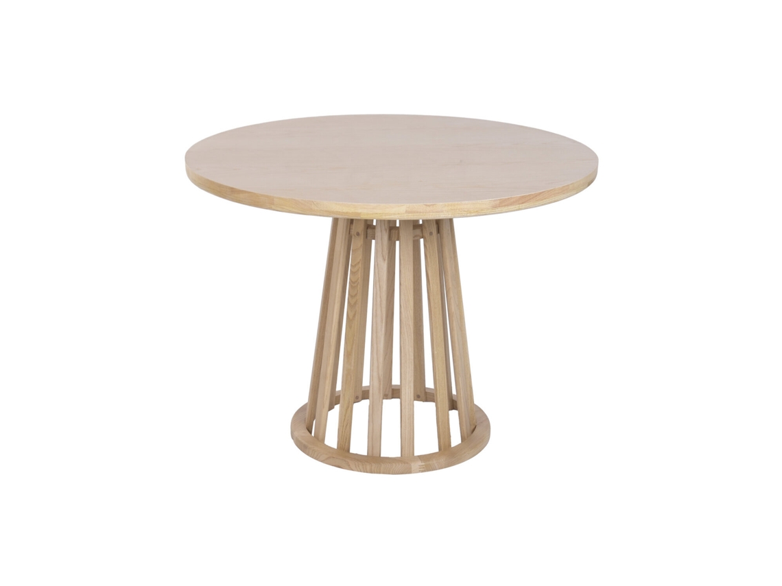 Mesa de Jantar Redonda em Madeira de Olmo ALEXANDRA HOUSE LIVING (100x100x76cm)