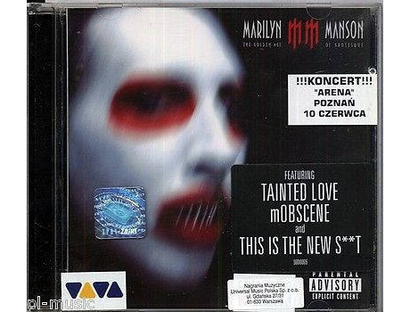 CD Marilyn Manson - The Golden Age of Grotesque