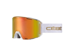 CEBE Máscara Esqui Slider Branco PC Vario Perfo Amber Flash Red/CAT1-3