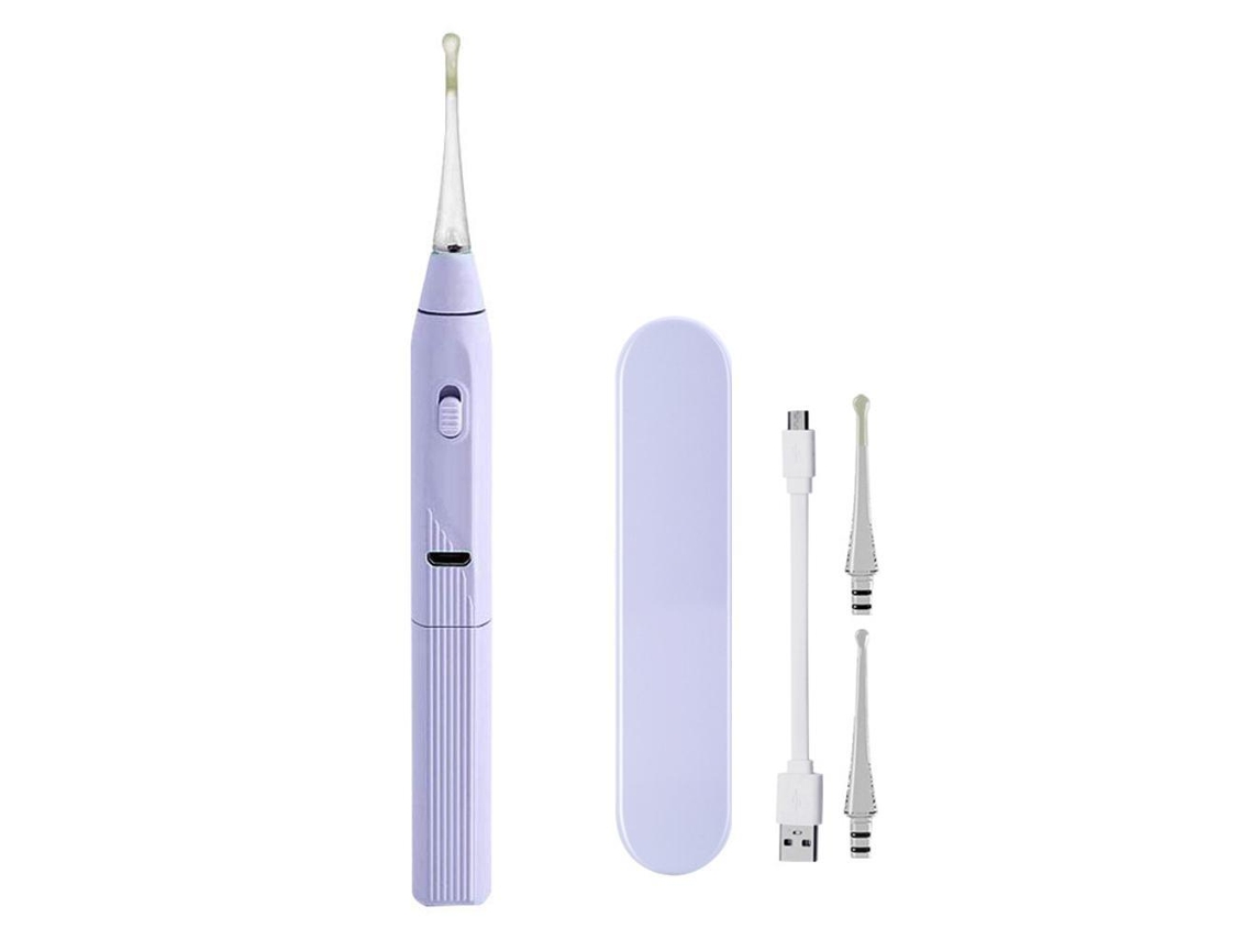 Limpeador de Ouvido LAXISCREED Silicone Usb Luz