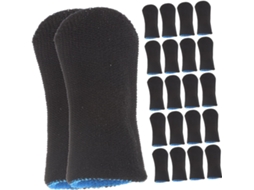 10 Pares De Protetores Dedo Respiráveis E Antiderrapantes Para Jogos Capas Flexíveis Absorventes Proteção Confortável