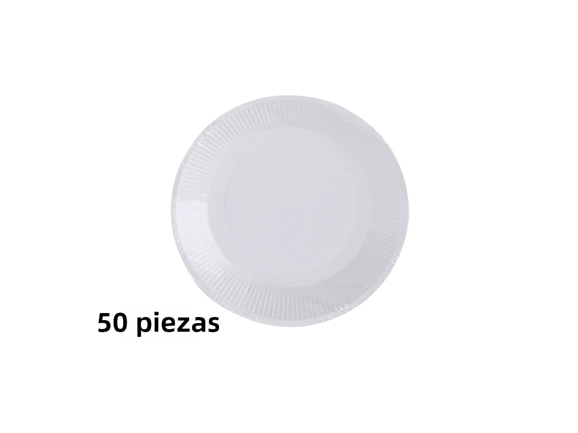 Conjunto De Copos E Talheres Descartáveis Brancos (5 Polegadas, 50 Peças), Estilo Nórdico Minimalista