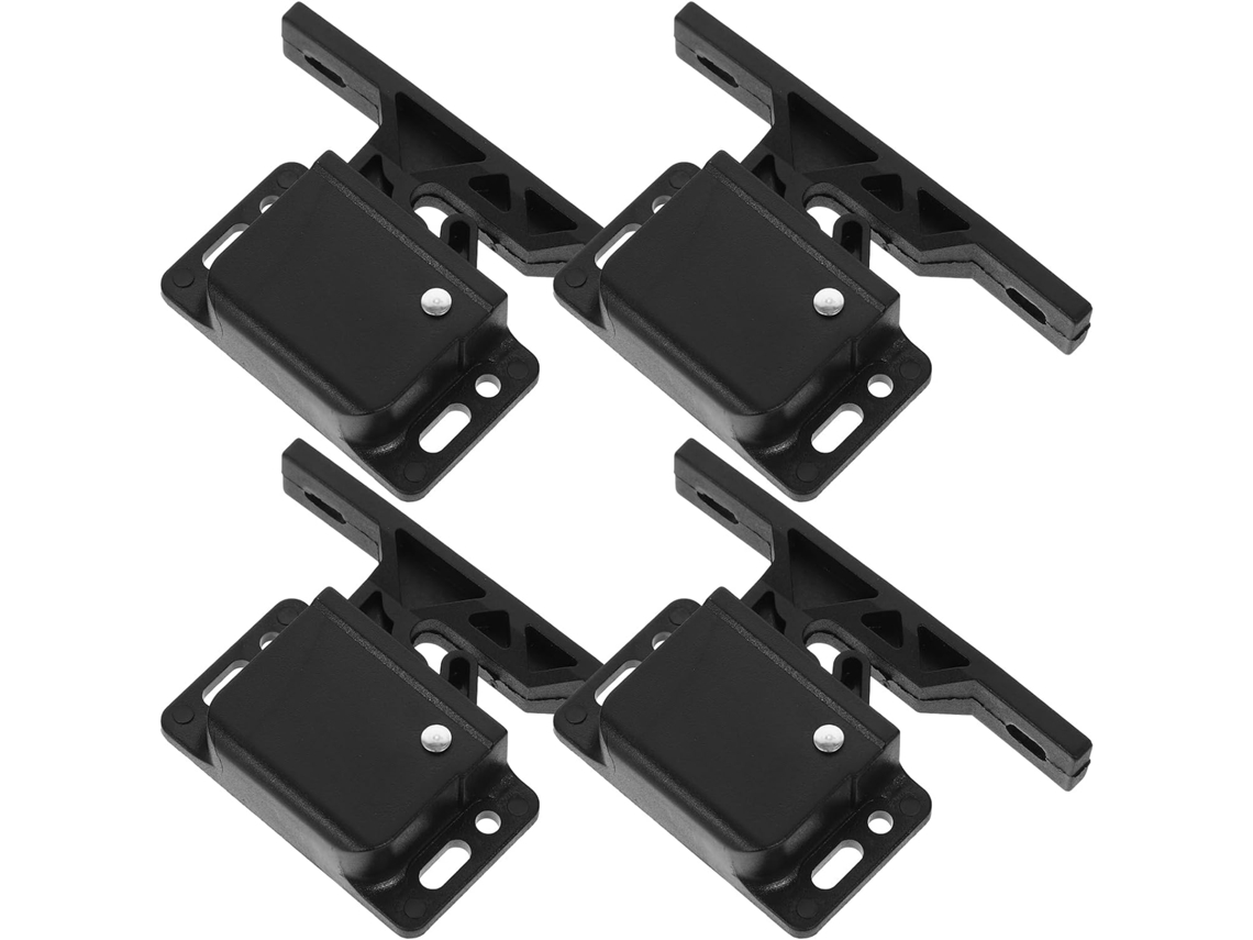Conjunto De 4 Fechos Para Portas Armários Rv, E Travas Gavetas