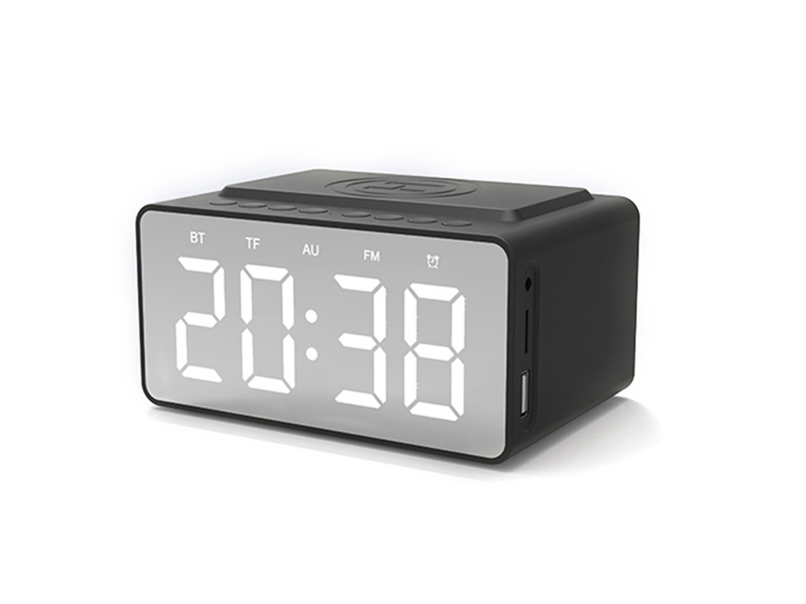 Altifalante Bluetooth Sem Fio LAXISCREED com Relógio e Alarme