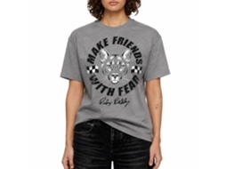 Rockinstone Talladega Nights Movie Make Friends Heather Graphite Adult T-shirt Size:m