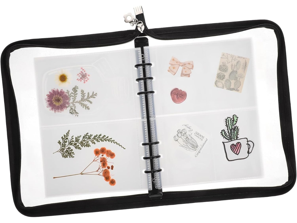 Pasta Organizadora Transparente Em Pvc Para Cartões, Com 10 Unidades, Ideal Para Guardar Joias, Usar Gokoco