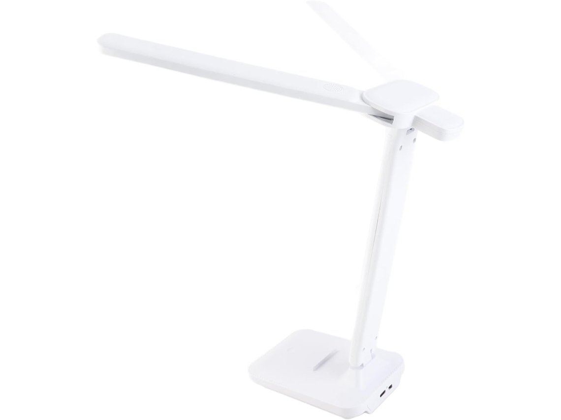 Luminária De Mesa Wakects Com 2 Lâmpadas, Luminária De Mesa Dupla Em Abs Com 3 Modos Cor, Controle De Intensidade Por