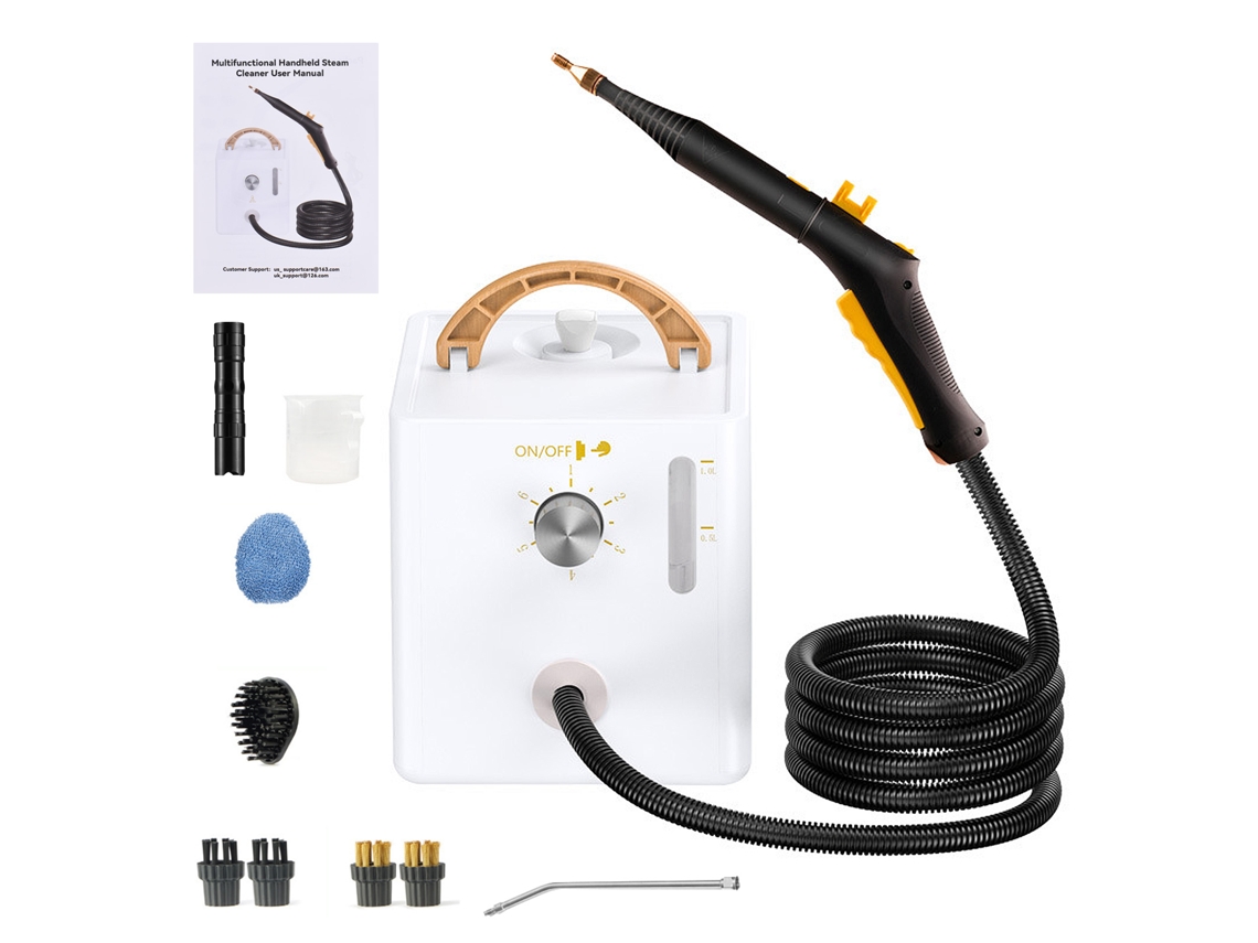 Limpeza a Vapor Portátil 3.5bar 2600w, Aquecimento Rápido, 6 Velocidades e Bocal Multi superfícies LAXISCREED