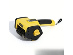 Escova Bbq Elétrica90min Autonomia, Motor 2 Velocidades, Sem Cerdas Soltas, Led Amarelo Hexinyigjly
