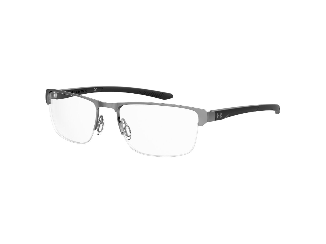 Armação de óculos de grau Under Armour UA-5037-G-KJ1F518 masculina (cinza - metal - 135 mm - Ø 55 mm)