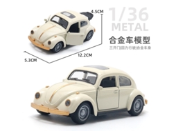 Miniatura De Carro Em Escala 1/36, Feita Em Metal Fundido, Presente Para Crianças.