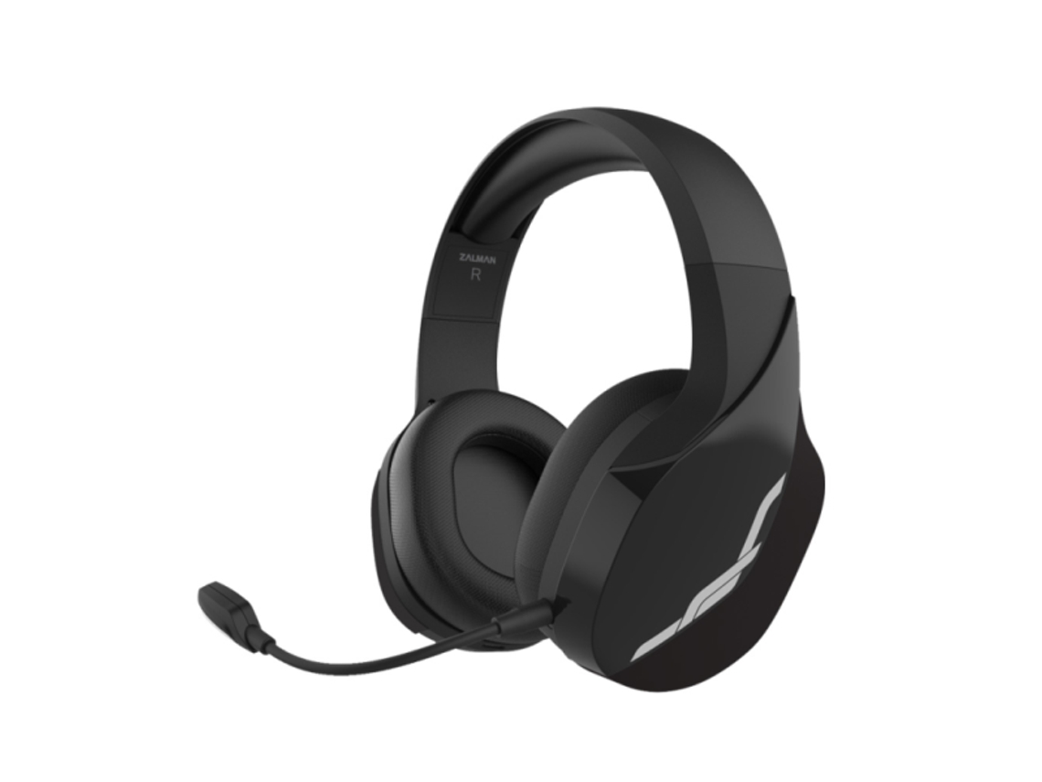 Fones de ouvido Gaming Zalman Zm Hps700w Bluetooth Preto
