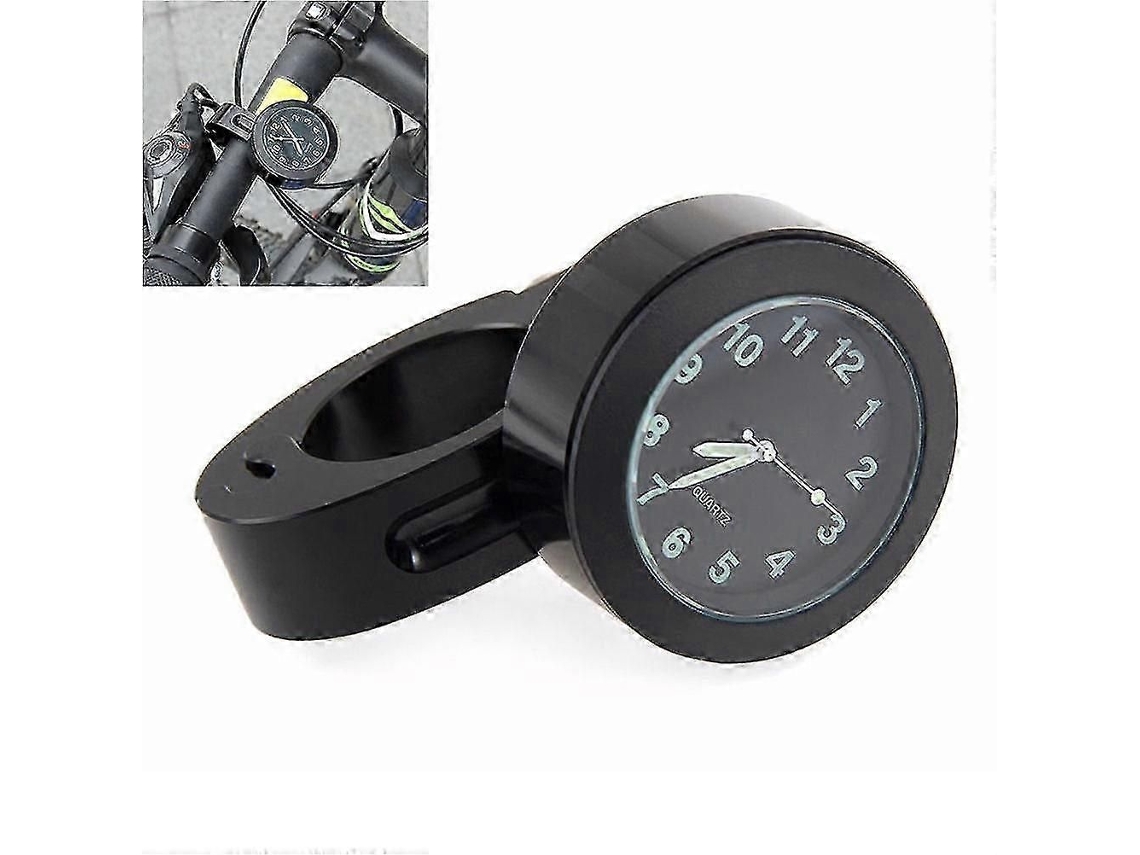 Relógio Digital À Prova D'água Para Guidão De Motocicleta, Acessório 7/8 Polegadas (preto)