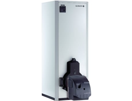 Caldera de Fuel de Acero Chimenea Biofioul Premys de Dietrich 35 Kw + Depósito de 150 L Con Quemador