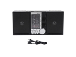 Aetheria rádio Portátil Am Fm Sw com Alto falante Bluetooth Bateria Recarregável 2400mah Plugue Eu