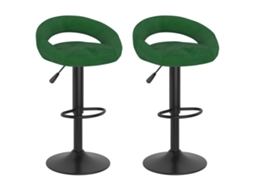 Bar Stool, Bar Stools Vidaxl Verde Veludo (n/a)