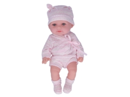 Ats muñeca Bebé Simulada de 27,94 Centímetros Bonita Y Realista Con Ropa Juguete Regalo de Aniversário Rosa