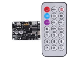Módulo Amplificador De Potência Estéreo Com Receptor Bluetooth 5.0, Placa Decodificadora E Controle Remoto Xy-wrbt
