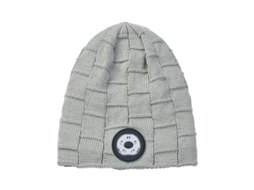 2026 gorro Bluetooth com Luz, Gorro Unissex Recarregável Usb com 5 Leds, Função 2 em 1, Ajuste de Brilho, Material de Acrílico Suave