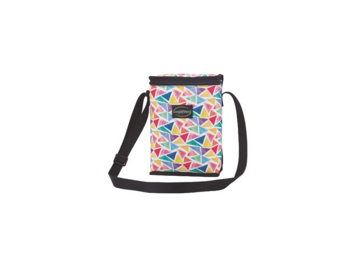 Saco Termico Retangular Triângulos Multicor Impervest