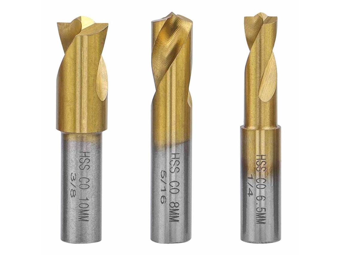 Broca Para Solda A Ponto De 6,5 Mm/8 Mm/10 Mm, Kit De Broca Para Solda A Ponto Hss Co Zeuxo
