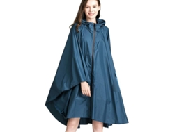 Poncho Impermeável Leve Reutilizável Com Capuz Para Atividades Ao Ar Livre