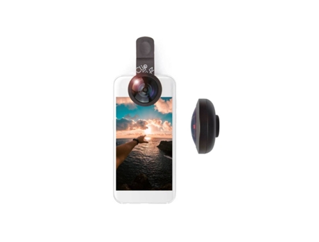 Lentes De Câmara Para Smartphone De Alta Definição Preto Clipeyz