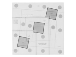 Régua de Acolchoamento Log Cabin em Acrílico Transparente, Ferramenta de Acabamento Log Cabin. AQUAFORGE