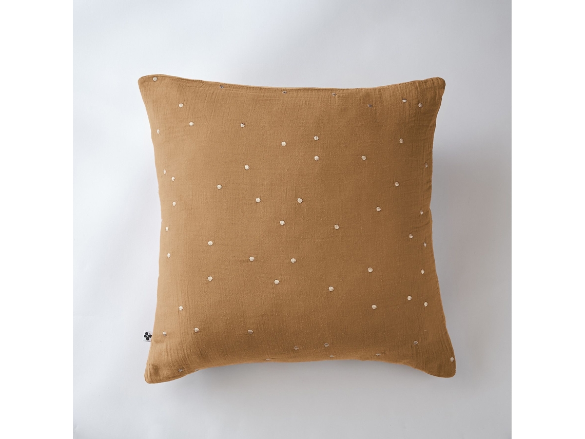 Funda De Almohada 60 X 60 Cm Gaïa Chic Camello