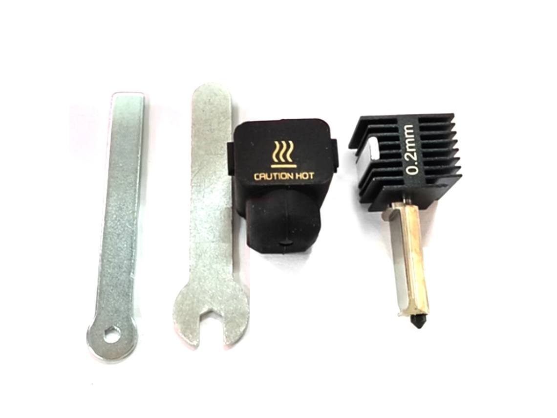 Kit Hotend Com Bico De 0,4 Mm Em Aço Endurecido Para Impressora 3d