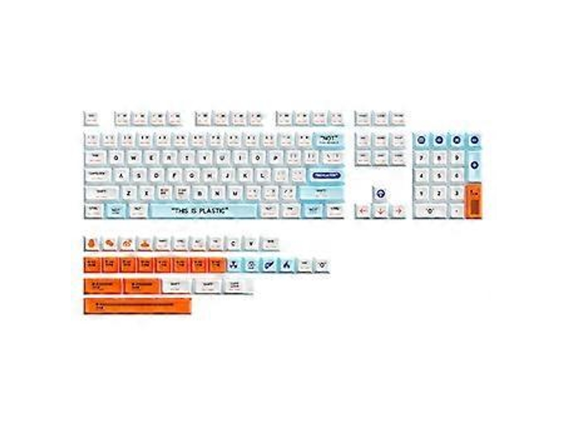 Teclado Mecânico Com 135 Teclas Pbt Sublimadas Por Tinta, Perfil Xda Para 61/68/75/84/87/89/96/98/100/104/108 Aquaforge