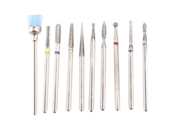 Conjunto De 10 Brocas Para Lixadeira Elétrica De Unhas Acessório Para Manicure Pedicure Polimento De Unhas