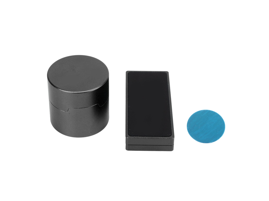Porta Giz Business Magnético em Liga de Alumínio com Clip, para Sinuca, Preto | S/MARCA
